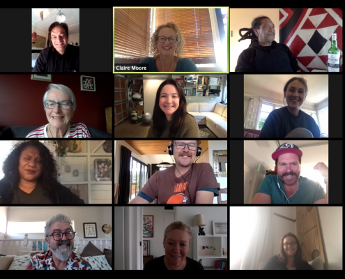 Screenshot of Zoom Table Read in May