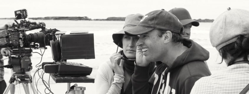 Director Rob Sarkies on set