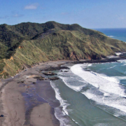 View of a beach coastline