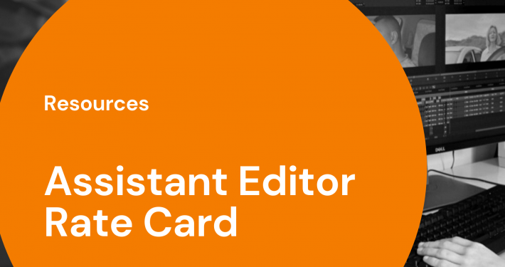 Assistant Editor Rate Card